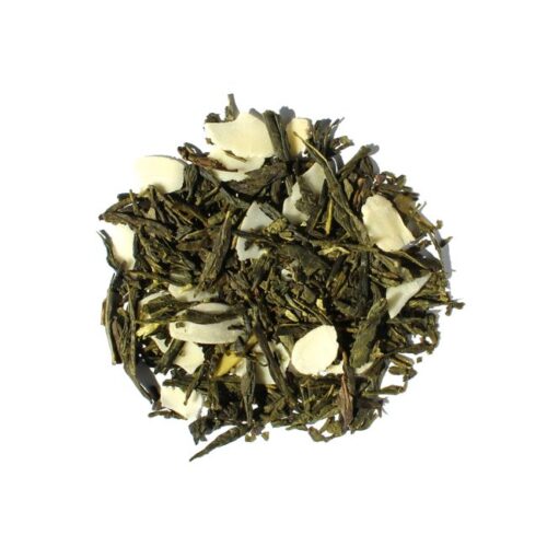 TÉ VERDE CHOCOLATE  BLANCO Y ALMENDRAS