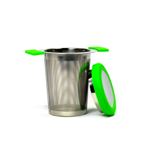 FILTRO PARA TÉ CON TAPA, ASA VERDE