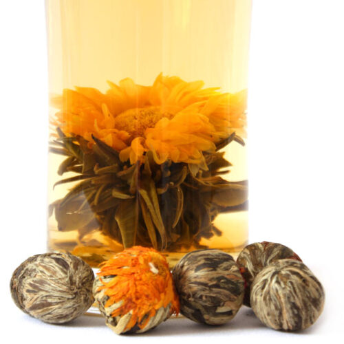 ROSA DE TÉ (MU DAN) CON CALÉNDULA Y MELOCOTÓN
