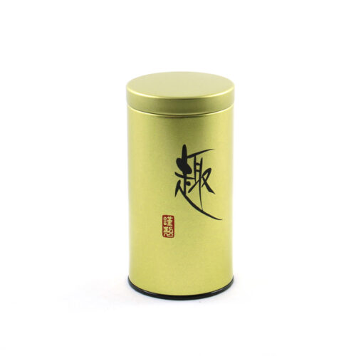LATA JAPONESA DORADA PARA TÉ 80 GR.