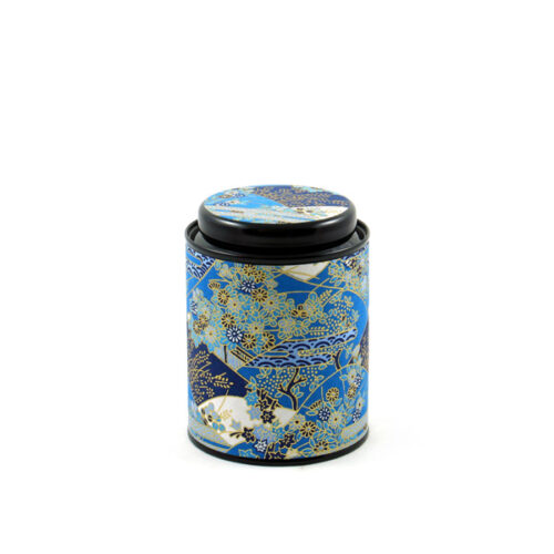 LATA JAPONESA PARA TÉ KYOTO ABANICOS 80 GR.