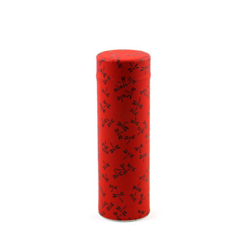 LATA JAPONESA PARA TÉ NARA ROJA 75 GR.