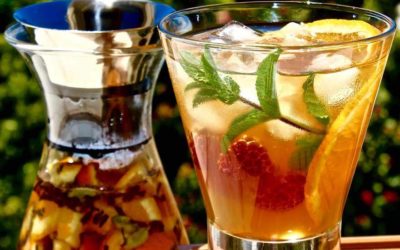 TÉ HELADO CON FRUTAS INFUSIONADO EN FRÍO