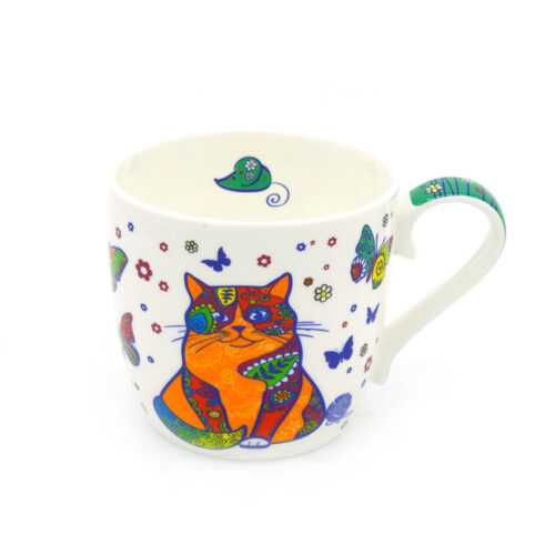 TAZA COLORFUL CAT