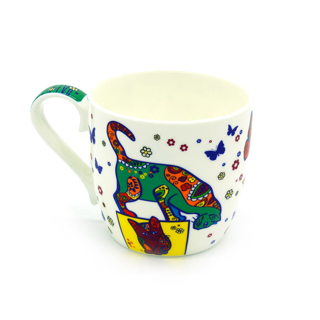 TAZA COLORFUL CAT - Imagen 2
