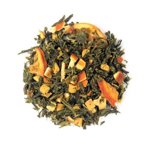 TÉ VERDE NARANJA Y CARAMELO