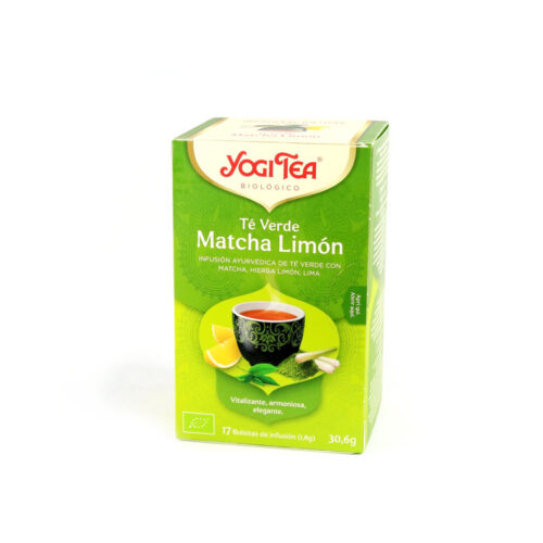 YOGI TÉ VERDE MATCHA Y LIMÓN