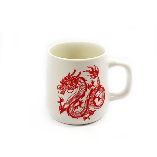 TAZA DRAGÓN ROJO