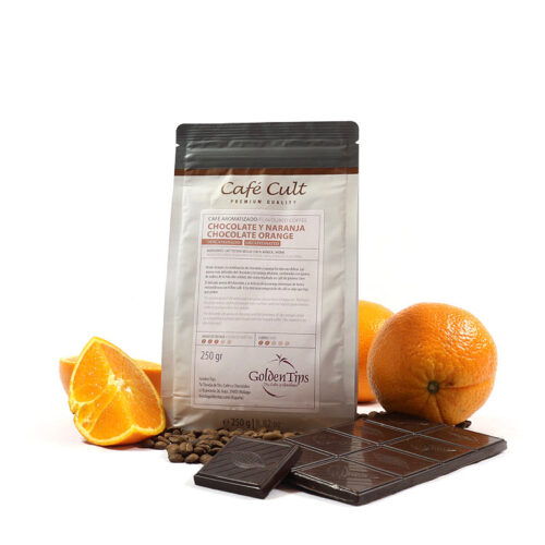 CAFÉ DESCAFEINADO ARABICA AROMATIZADO CON CHOCOLATE Y NARANJA